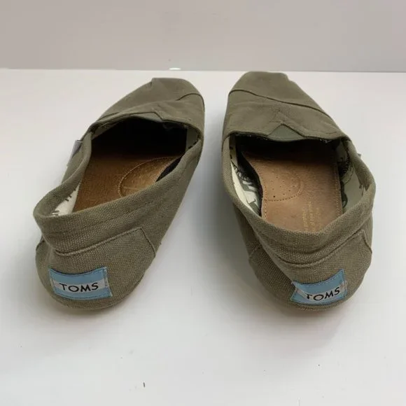 Toms Green Classic Canvas Shoes - Picture 3 of 9